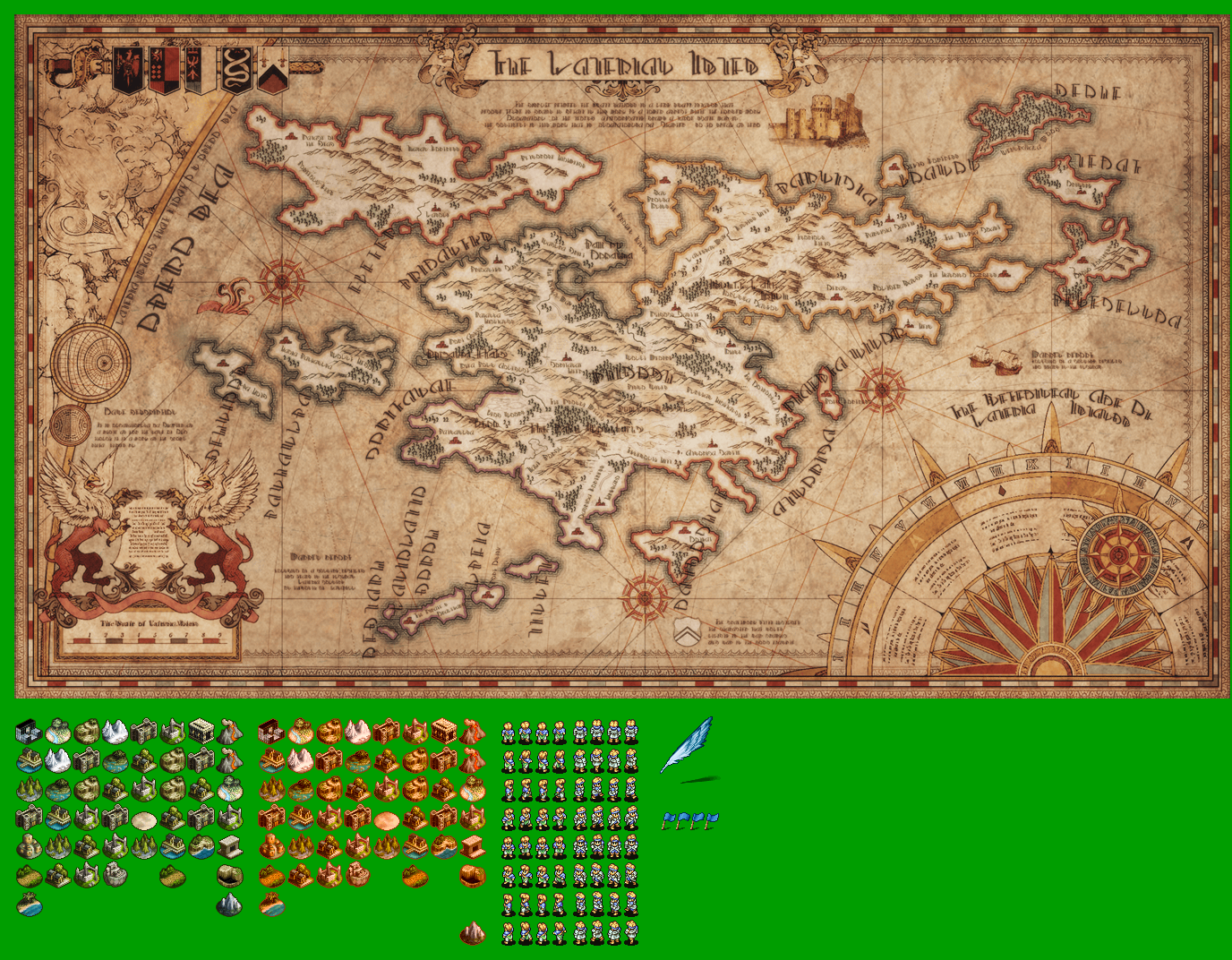 Tactics Ogre: Let Us Cling Together - World Map
