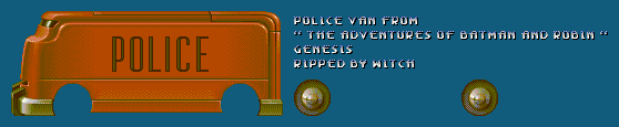 The Adventures of Batman and Robin - Police Van