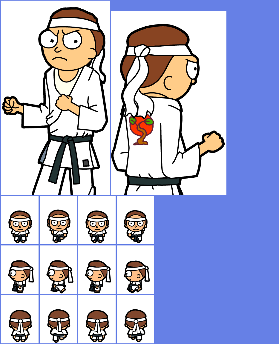 Pocket Mortys - #017 Karate Morty