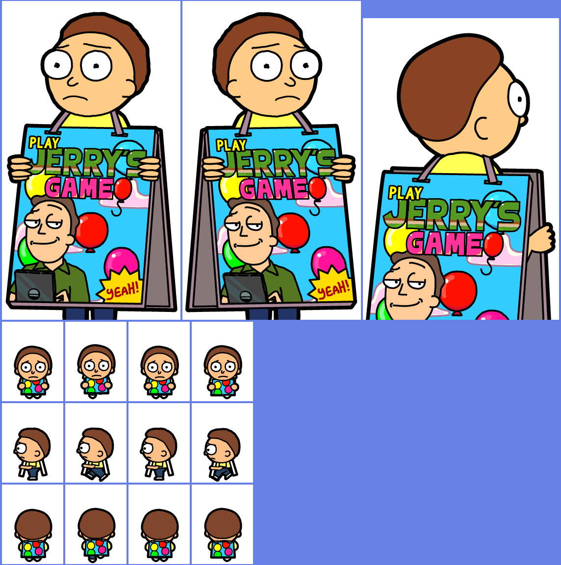 Pocket Mortys - #023 Jerry's Game Morty