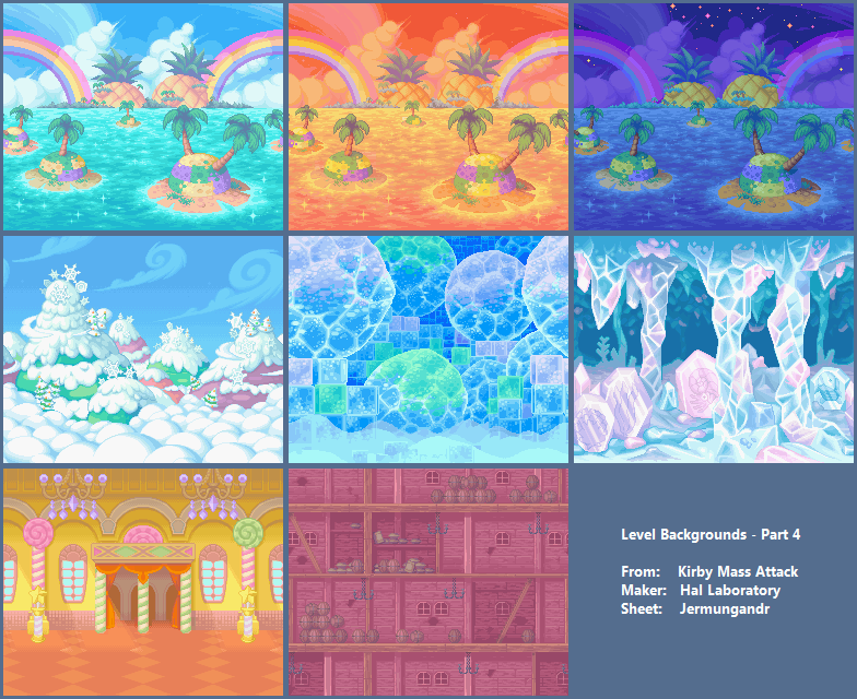 Kirby Mass Attack - Level Backgrounds 4