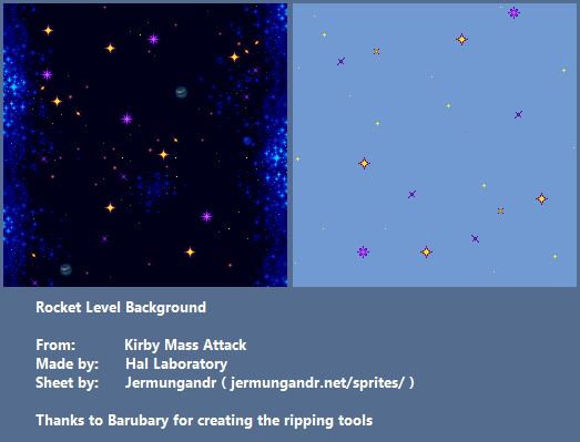 Kirby Mass Attack - Rocket Level BG