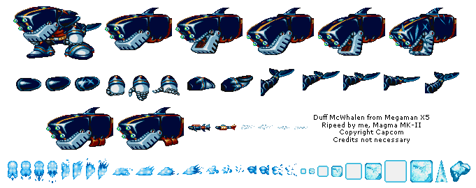 Mega Man X5 - Duff McWhalen / Tidal Whale