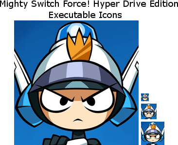 Mighty Switch Force! Hyper Drive Edition - Executable Icons