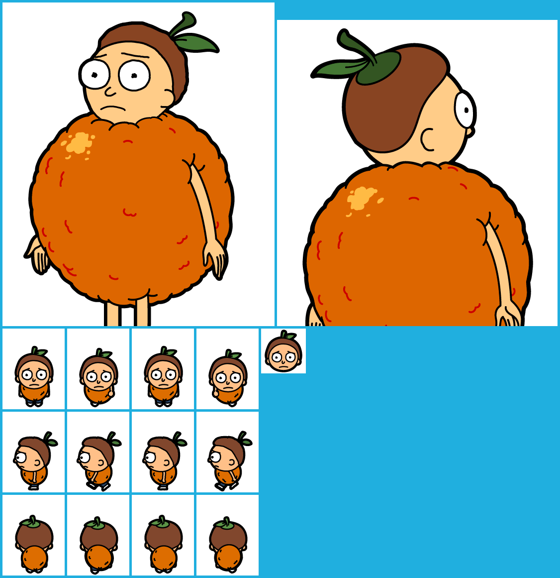Pocket Mortys - #124 Orange Morty