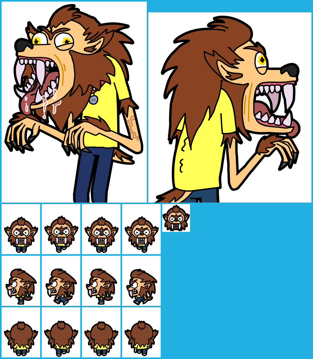 Pocket Mortys - #134 Werewolf Morty