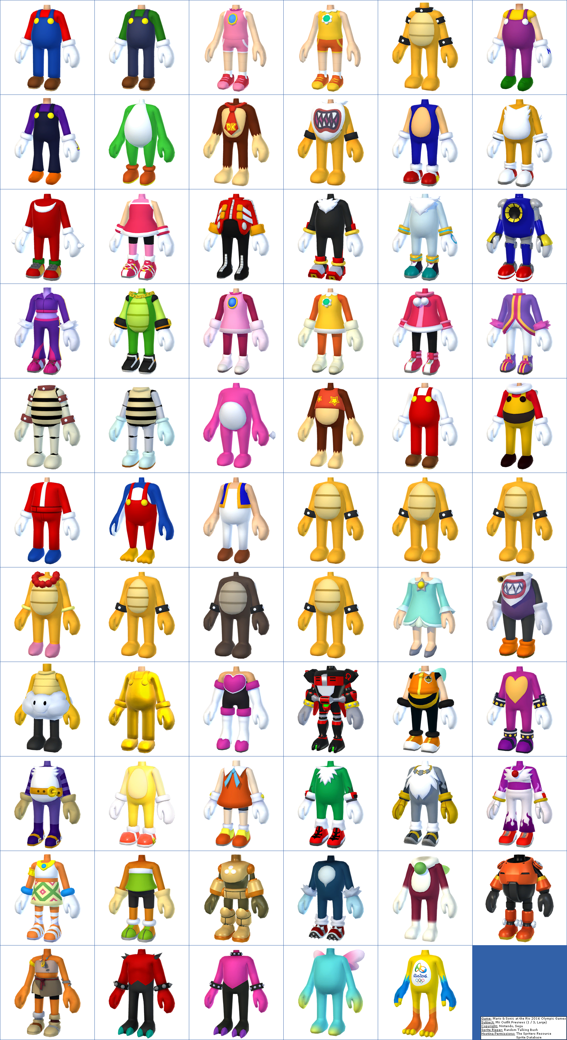 Mii Outfit Previews (1 / 3, Large)