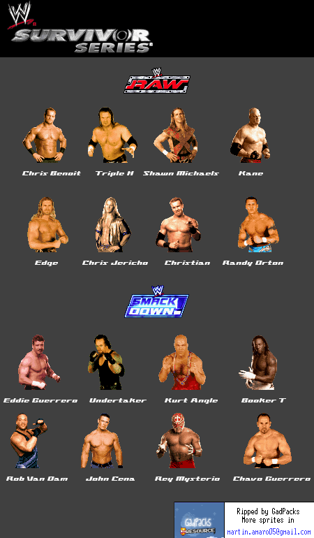 WWE Survivor Series - Portraits