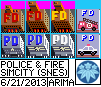 SimCity - Services - Police + Fire