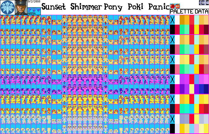 Super Pony All-Stars: Pony Poki Panic (Hack) - Sunset Shimmer