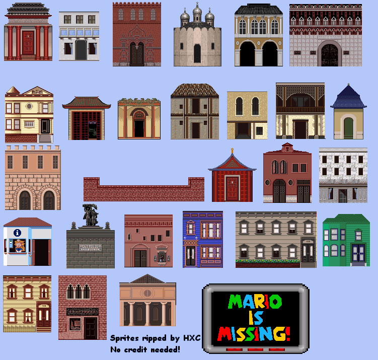 Mario is Missing! - Buildings