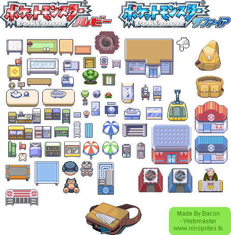 Pokémon Ruby / Sapphire - Objects