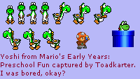 Mario's Early Years!: Preschool Fun (USA) - Yoshi