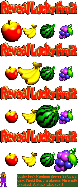 Yoshi's Story - Lucky Fruit Roulette