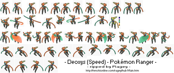 Pokémon Ranger - Deoxys (Speed Forme)