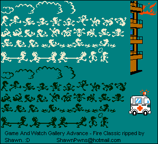 Game & Watch Gallery 4 / Game & Watch Gallery Advance - Fire (Classic)