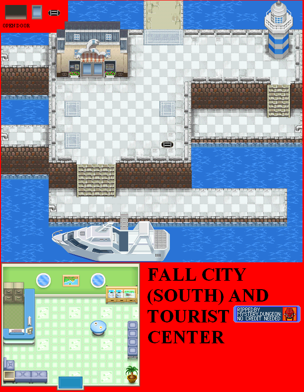 Pokémon Ranger - Fall City (South)