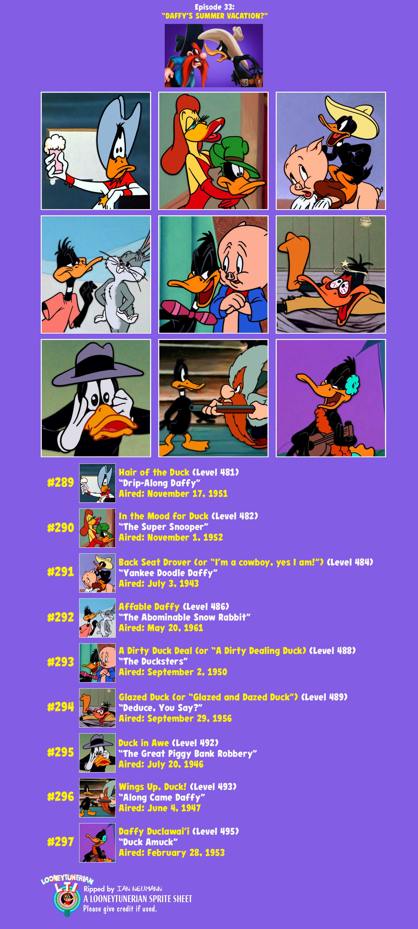 Episode 33: "Daffy's Summer Vacation?"