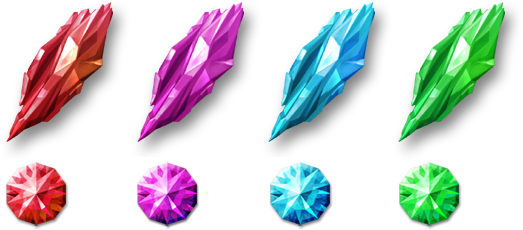 Crystal Shards and Gems