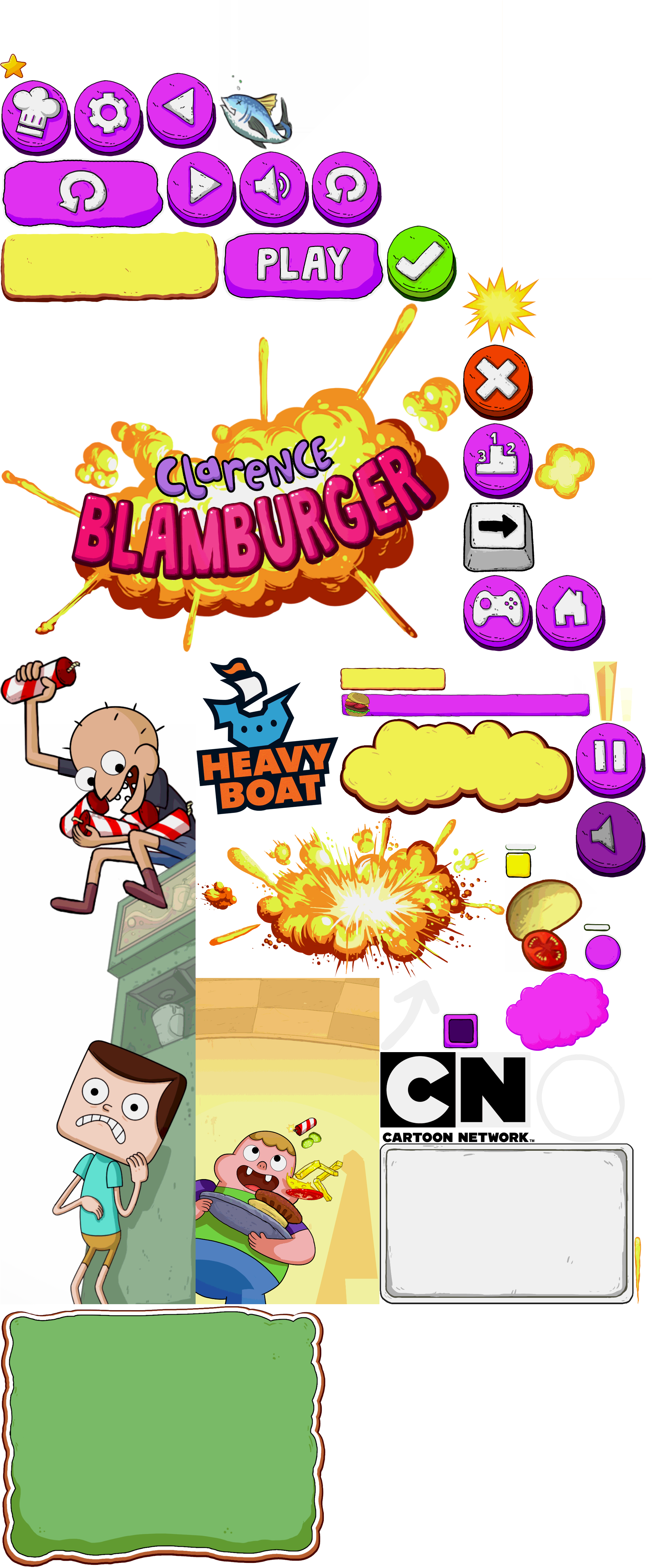Clarence: Blamburger - GUI