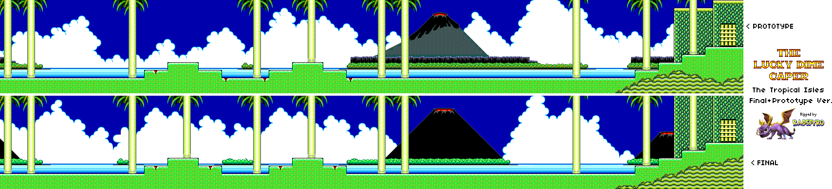 Lucky Dime Caper Starring Donald Duck - Stage 4: The Tropical Isles (Final & Prototype)