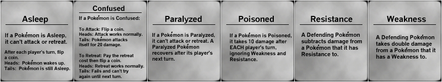 Pokémon: Play It! - Status Conditions