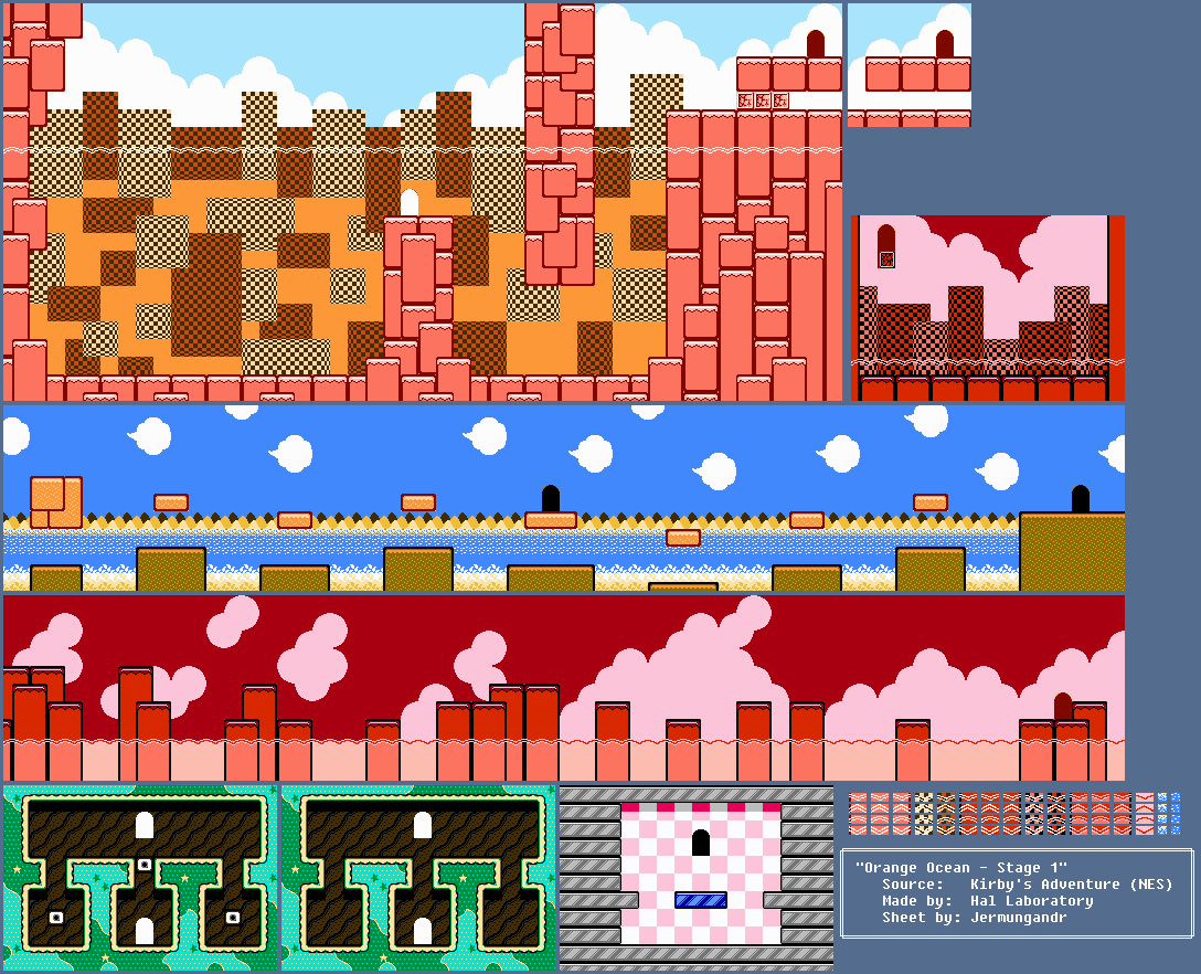 Kirby's Adventure - Orange Ocean 1