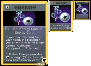 Pokémon: Play It! - Full Heal Energy Special Energy Card