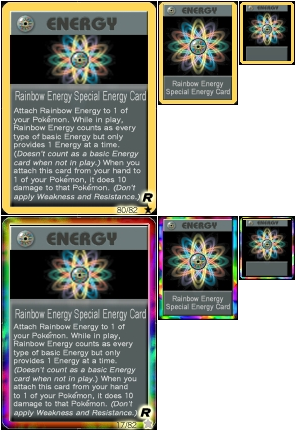 Pokémon: Play It! - Rainbow Energy Special Energy Card