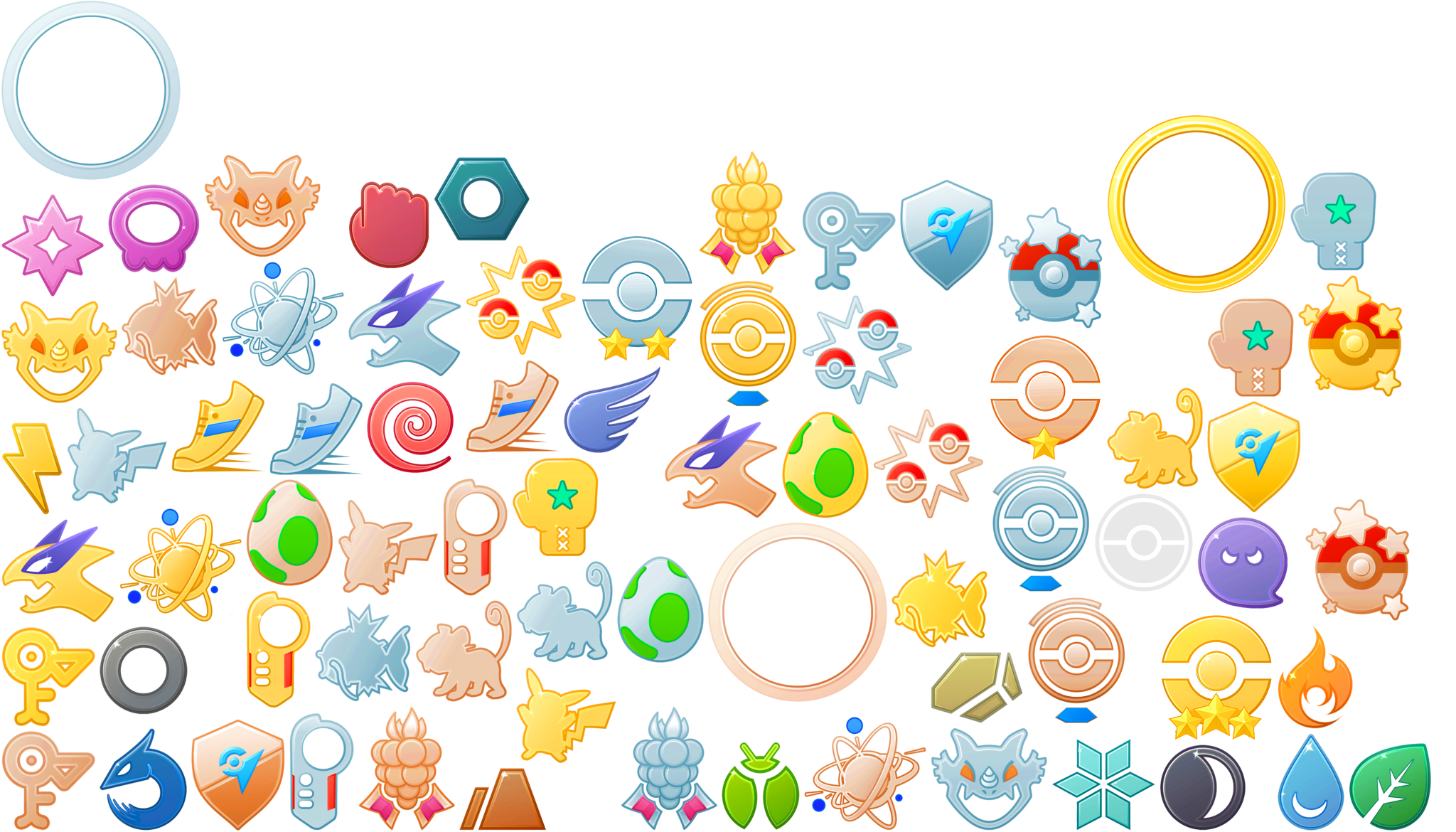 Pokémon GO - Medals (0.67.1 Update)