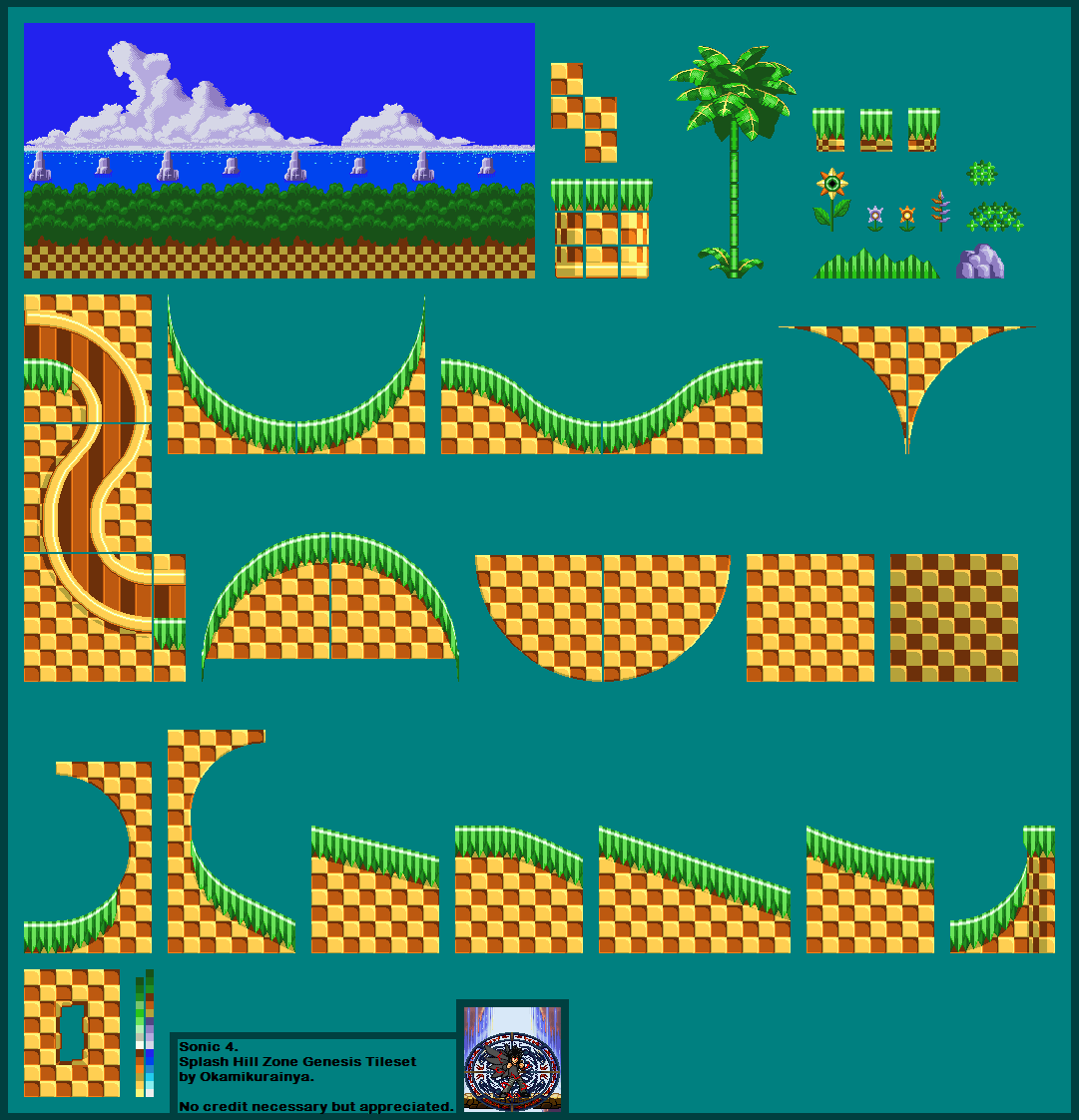 Sonic the Hedgehog Customs - Splash Hill Zone (Sonic Genesis-Style)
