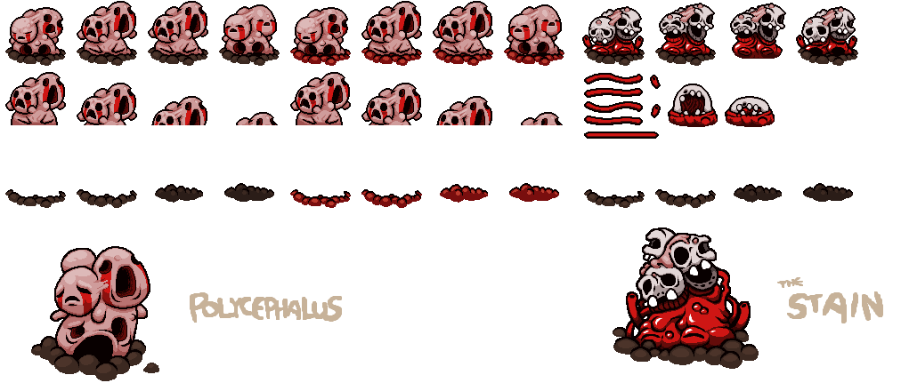 The Binding of Isaac: Rebirth - Polycephalus & The Stain