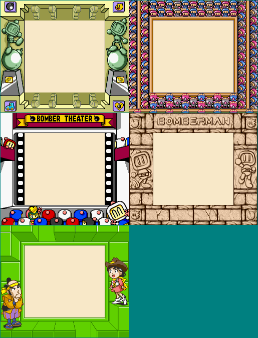 Bomberman Collection - Super Game Boy Borders