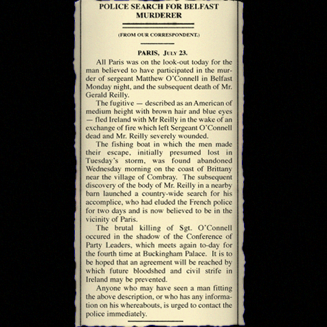 The Last Express - Newspaper Clipping
