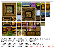 The Legend of Zelda: Oracle of Seasons - House Tiles