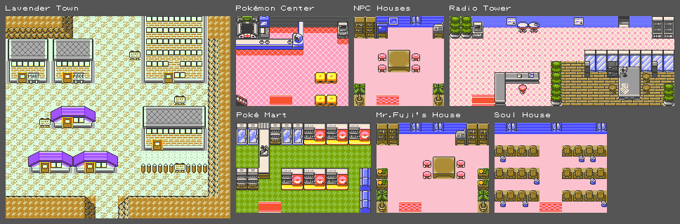 Pokémon Gold / Silver - Lavender Town