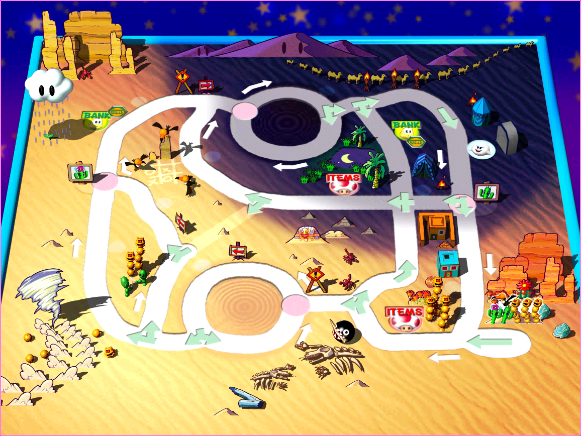 Mario Party 3 - Spiny Desert