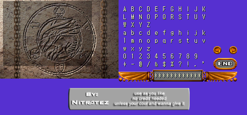Yu-Gi-Oh!: Dungeon Dice Monsters - Font