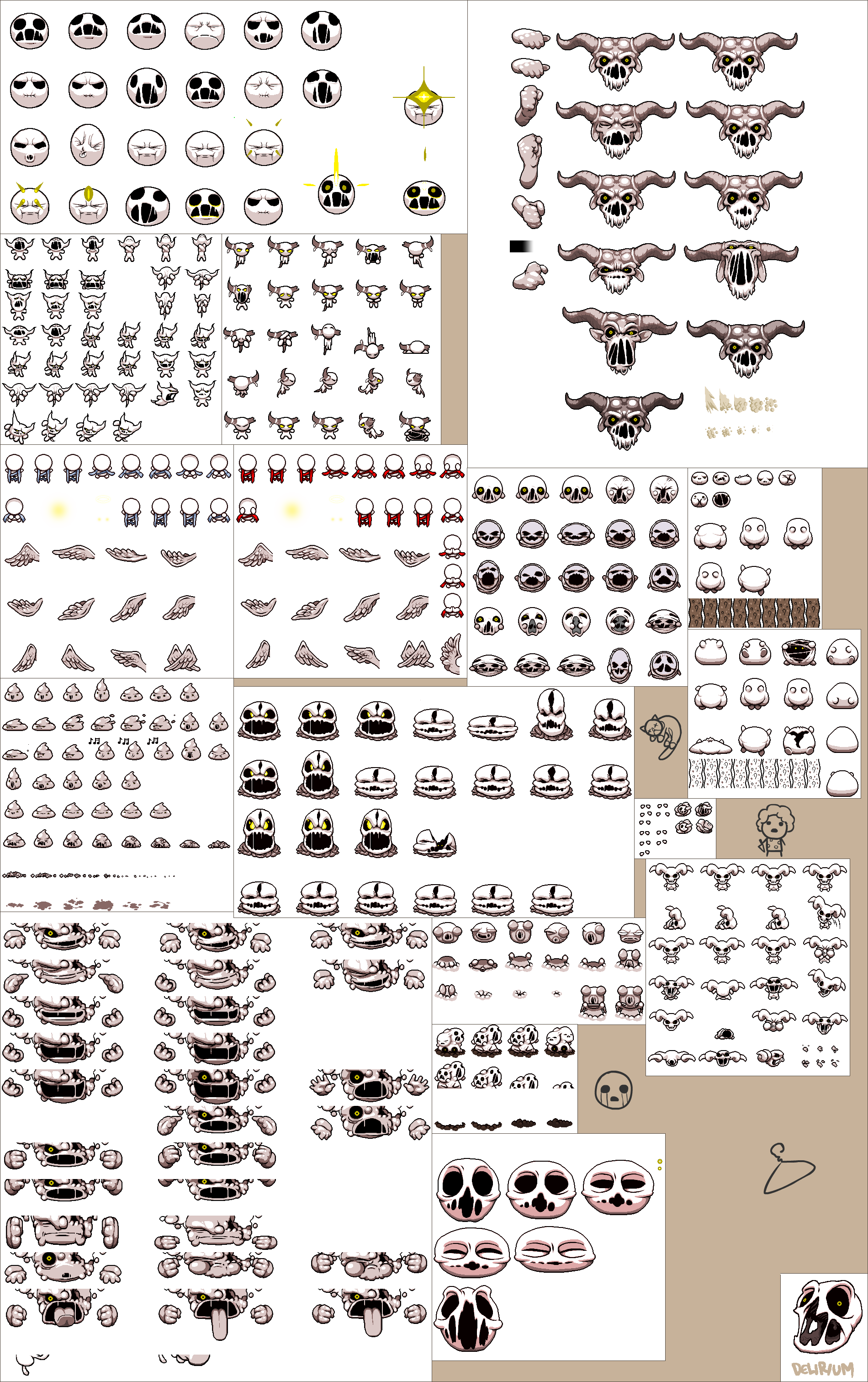 The Binding of Isaac: Rebirth - Delirium Forms (Rebirth)