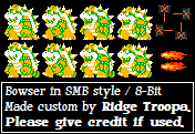 Mario Customs - Bowser (Super Mario Bros. 1 NES-Style)
