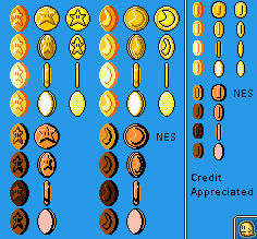 Star Coins & Moon Coins (Super Mario Maker-Style)