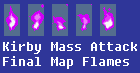 Kirby Mass Attack - Final Map Flames