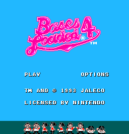 Bases Loaded 4 - Title Screen