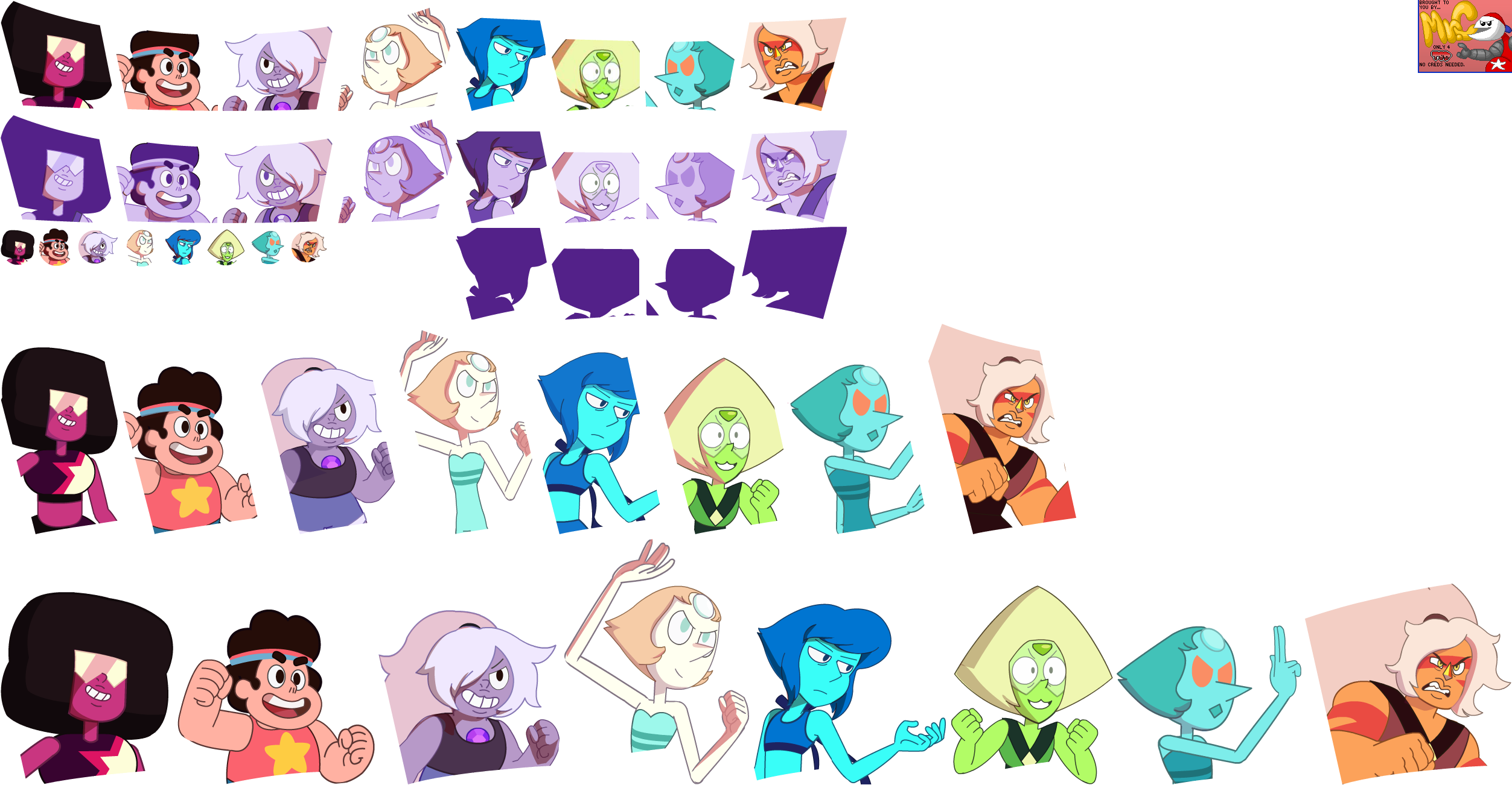 Steven Universe: Spike Squad - Character Icons & Portraits