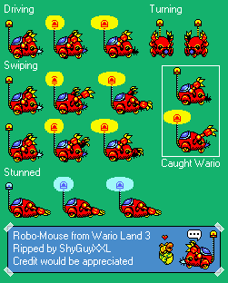 Wario Land 3 - Robo-Mouse