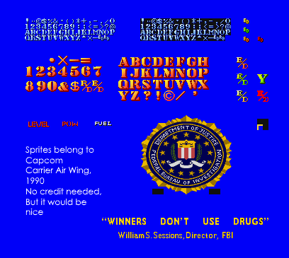 Carrier Air Wing - Text/Font