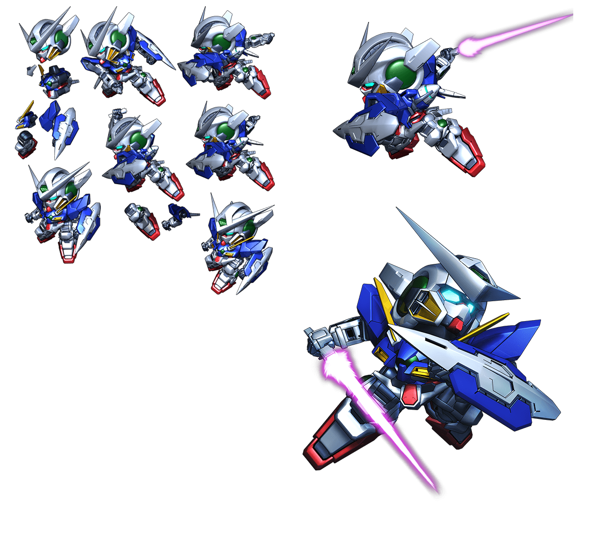 Super Gundam Royale - Gundam Exia (GN Beam Saber)