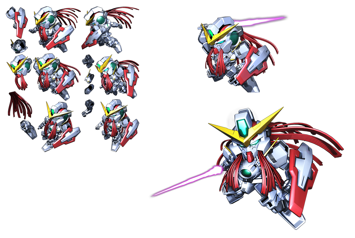 Super Gundam Royale - Gundam Nadleeh (GN Beam Saber)