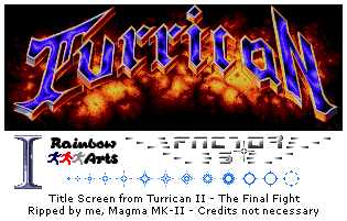 Turrican II: The Final Fight - Title Screen