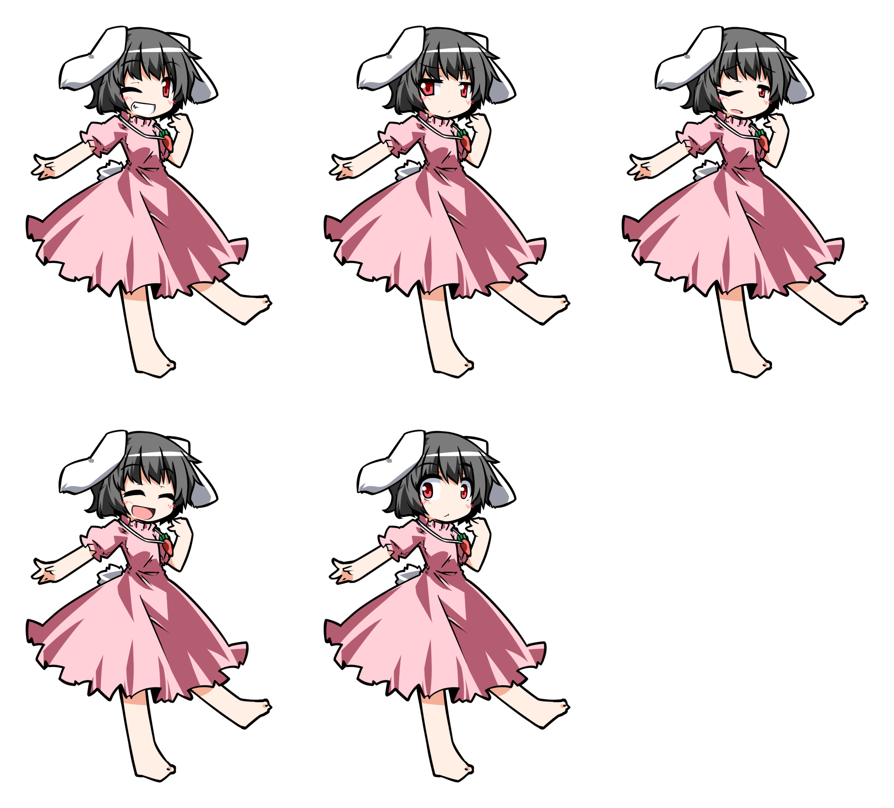 Touhou Puppet Dance Performance (Touhoumon) - Tewi Inaba